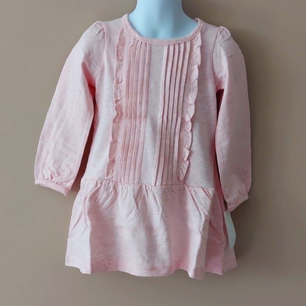 Osh Kosh B’Gosh dress with ruffles & pleats - heathered pink - size 3T